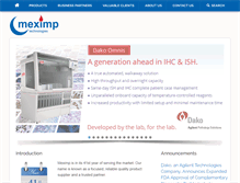 Tablet Screenshot of meximp.com